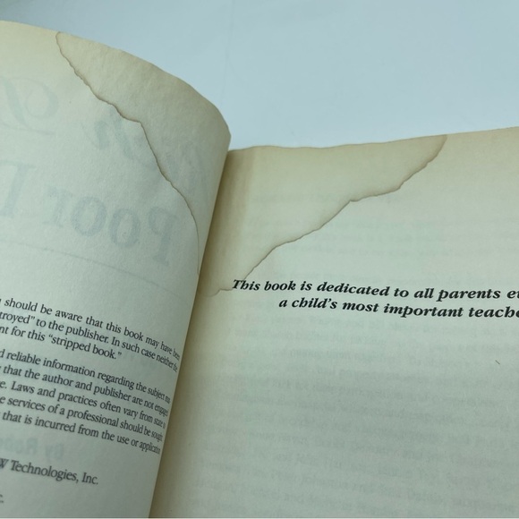 Rich Dad Poor Dad by Robert T. Kiyosaki Book Paperback Flawed - Picture 2 of 10